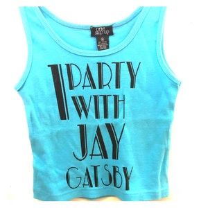 I party with jay Gatsby tank top